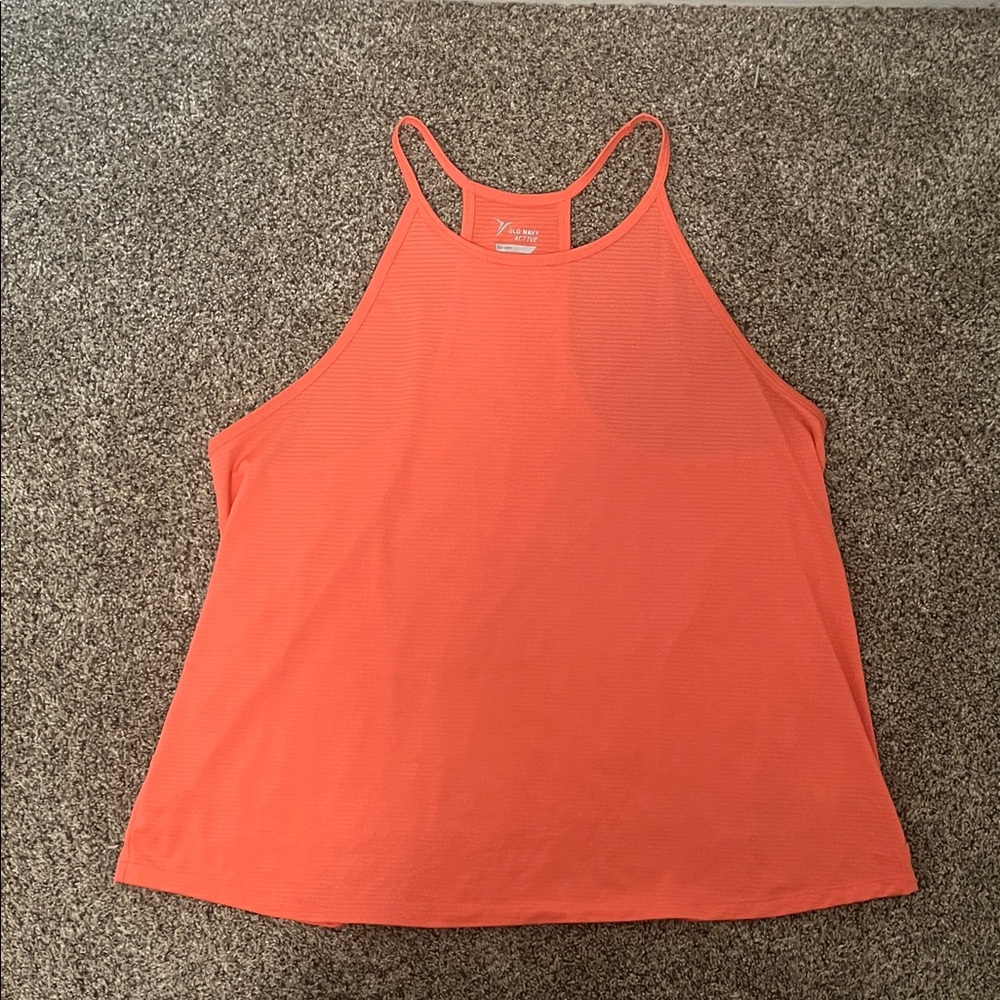 Women's Vibrant Orange Tank Top